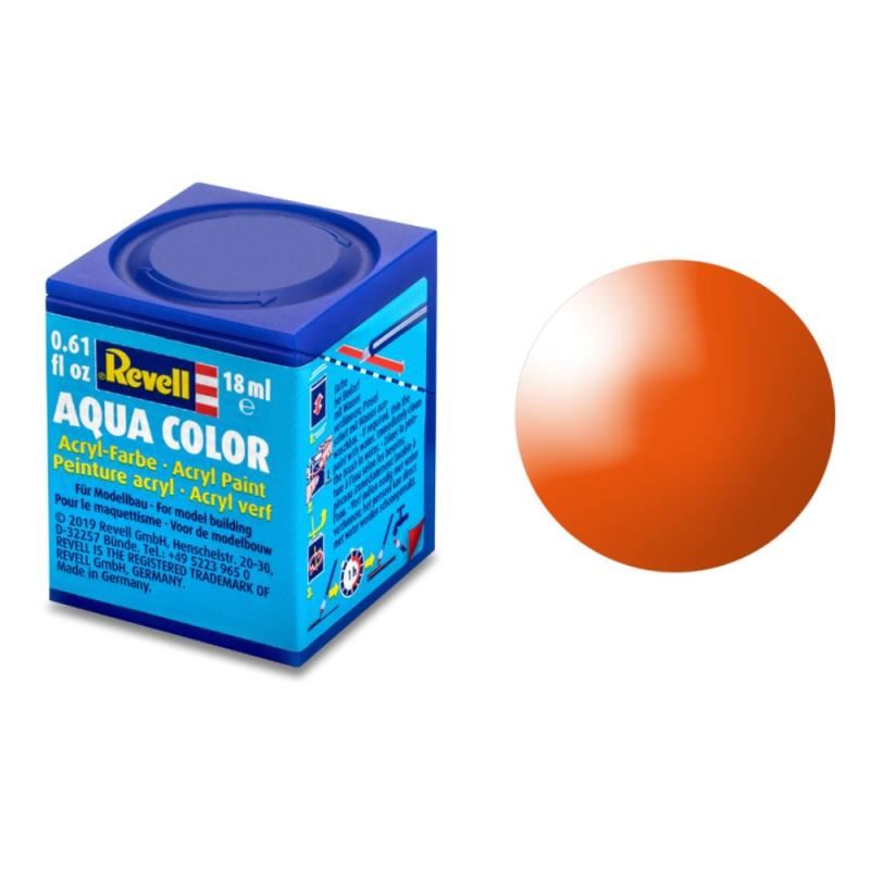 Gloss "Orange" (RAL 2004)Aqua Color Acrylic - 18ml