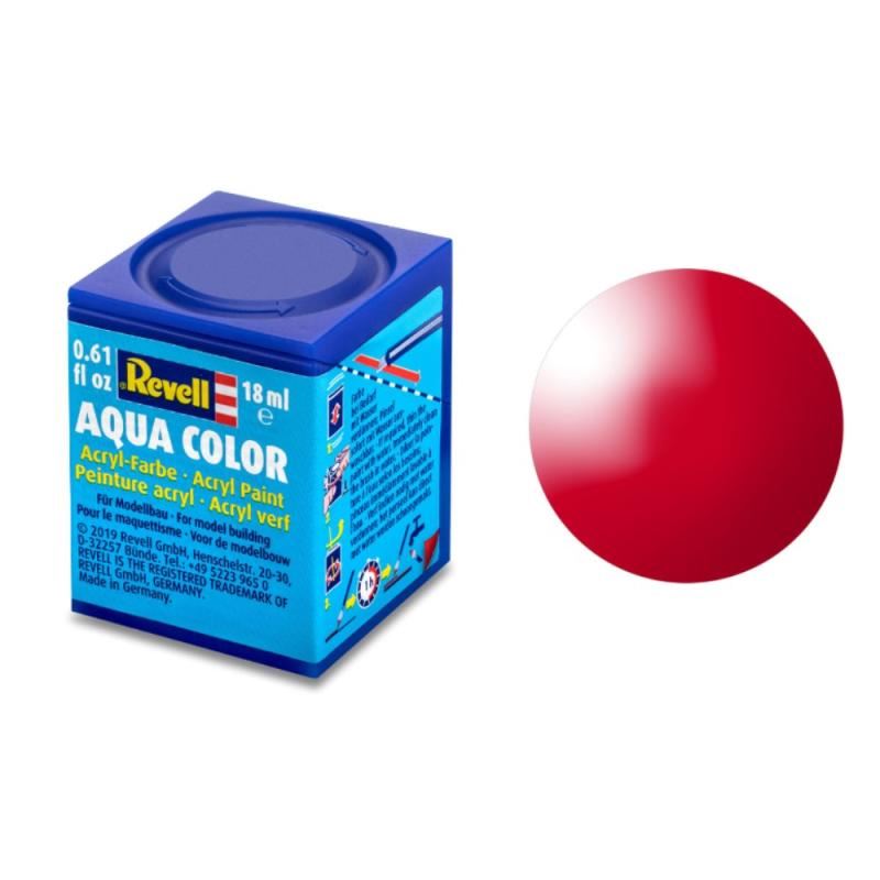 Gloss "Italian Red" Aqua Color Acrylic - 18ml