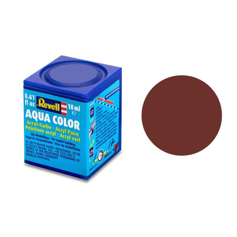 Matt "Reddish Brown" (RAL 3009) Aqua Color - 18ml