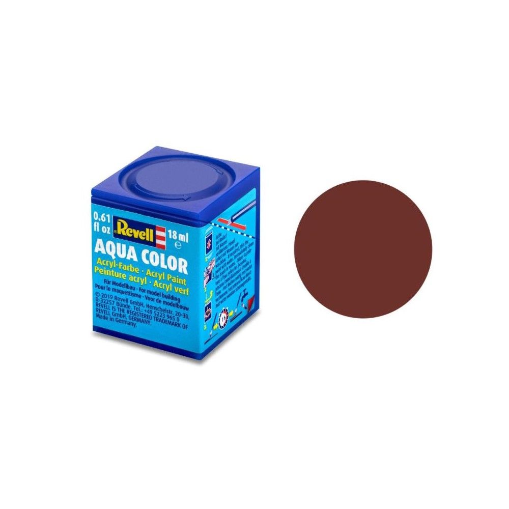 Matt "Reddish Brown" (RAL 3009) Aqua Color - 18ml