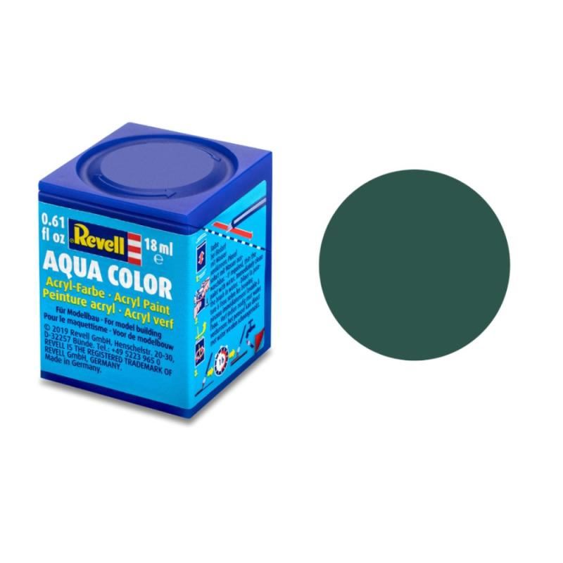 Matt "Sea Green" (RAL 6028)Aqua Color Acrylic 18ml