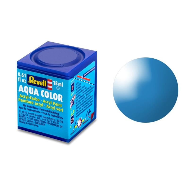 Gloss "Light Blue" (RAL 5012) Aqua Color - 18ml