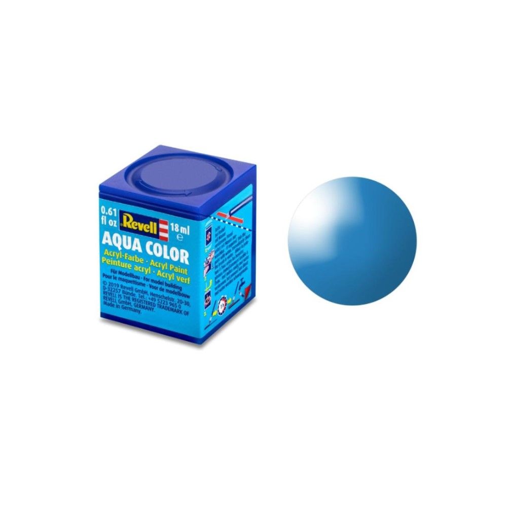 Gloss "Light Blue" (RAL 5012) Aqua Color - 18ml