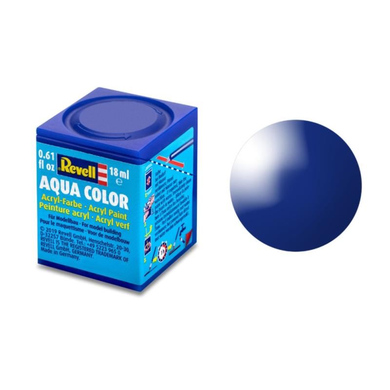 Gloss "Ultramarine-Blue" (RAL 5002)Aqua Color 18ml