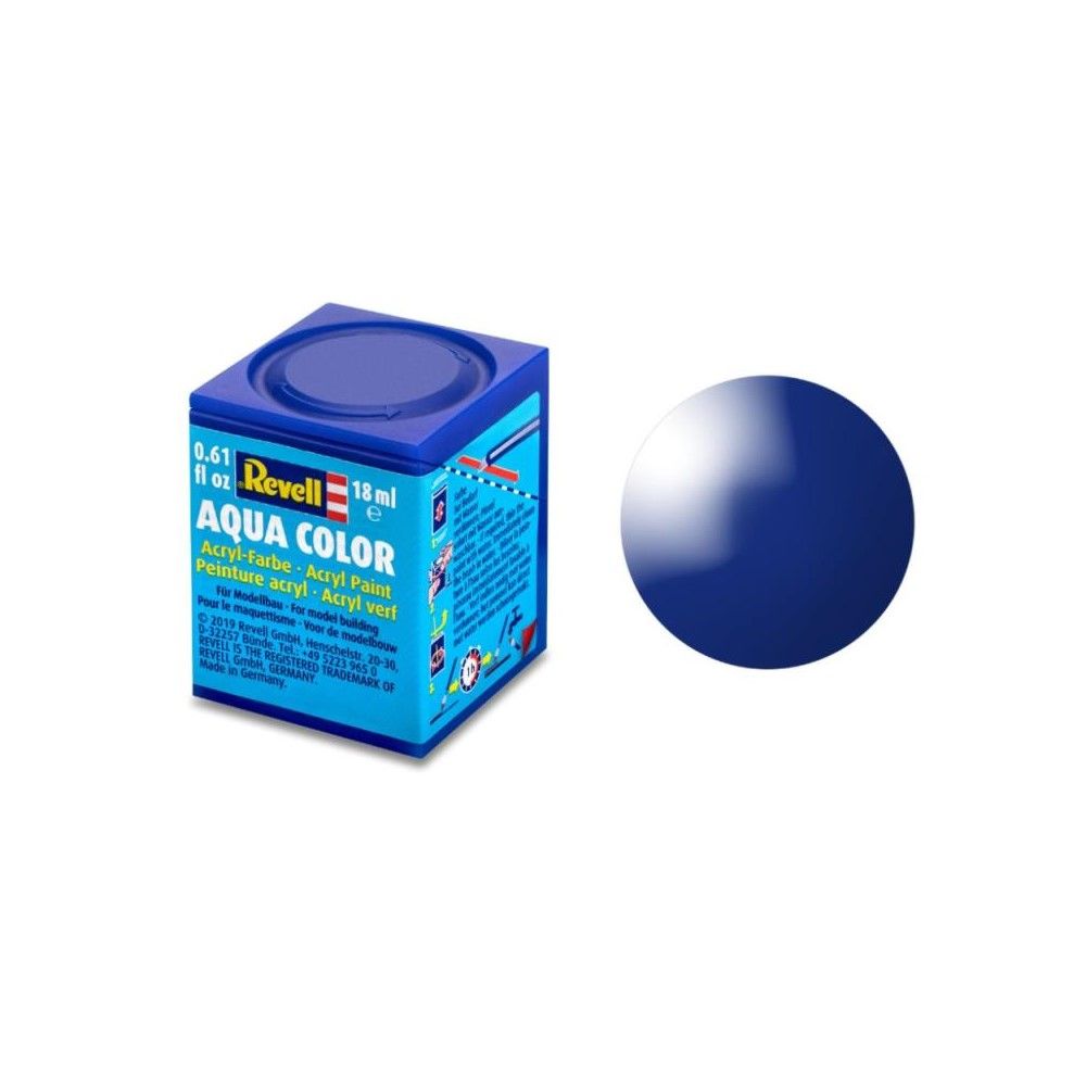 Gloss "Ultramarine-Blue" (RAL 5002)Aqua Color 18ml