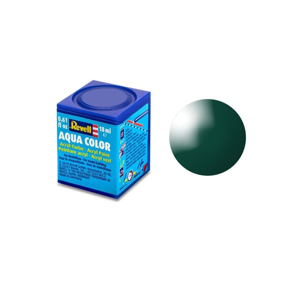 Gloss "Sea/Moss Green" (RAL 6005)Aqua Color - 18ml