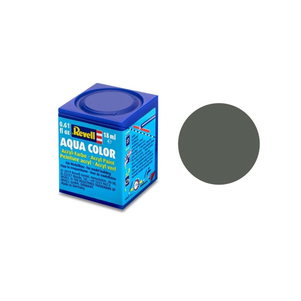 Matt "Greenish Grey" (RAL 7009) Aqua Color - 18ml