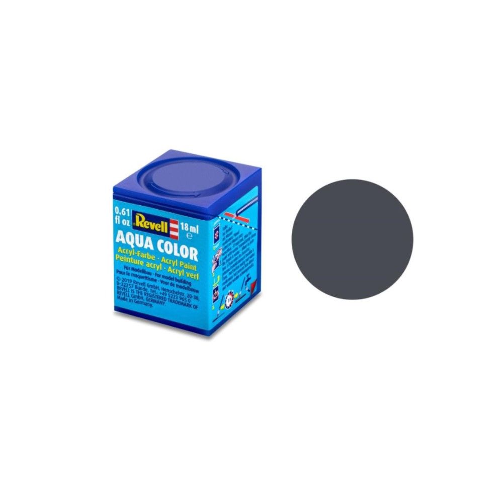 Matt "Tank Grey" (RAL 7024)Aqua Color Acrylic 18ml