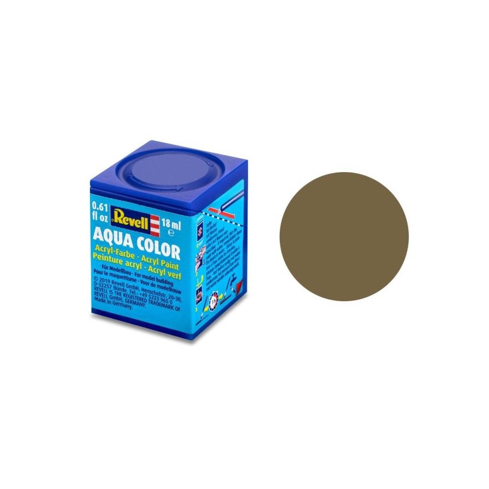 Matt "Olive Brown" (RAL 7008) Aqua Color - 18ml