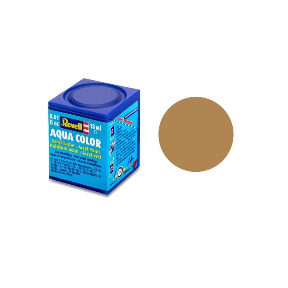 Matt "Ochre Brown" (RAL 1011) Aqua Color - 18ml