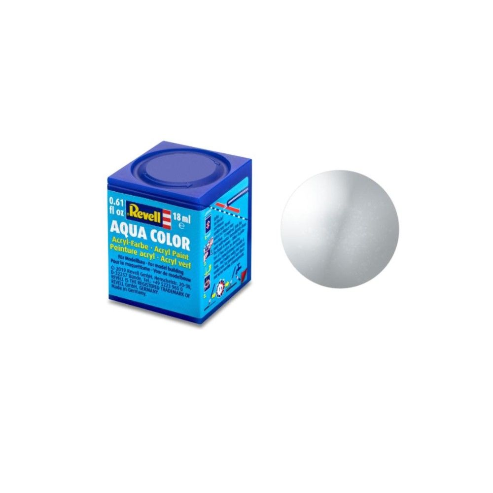 Metallic "Aluminium" Aqua Color Acrylic - 18ml
