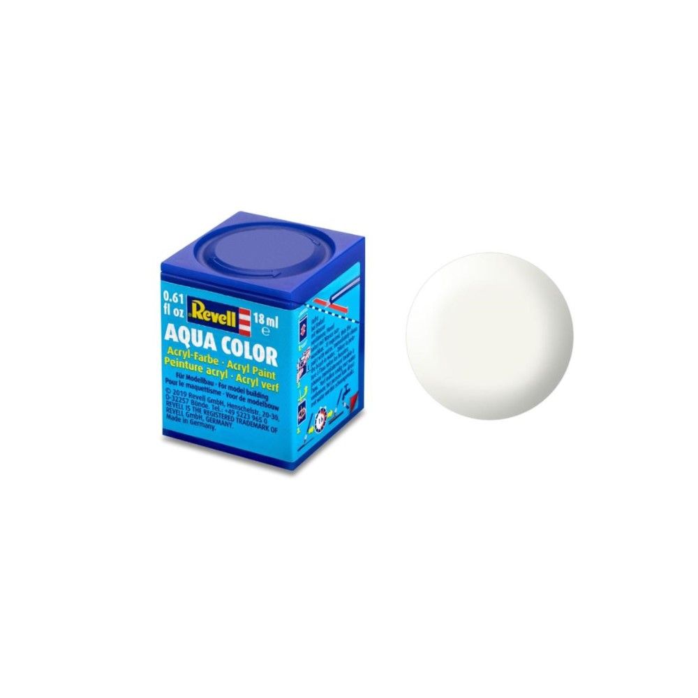 Silk "White" (RAL 9010) Aqua Color Acrylic - 18ml