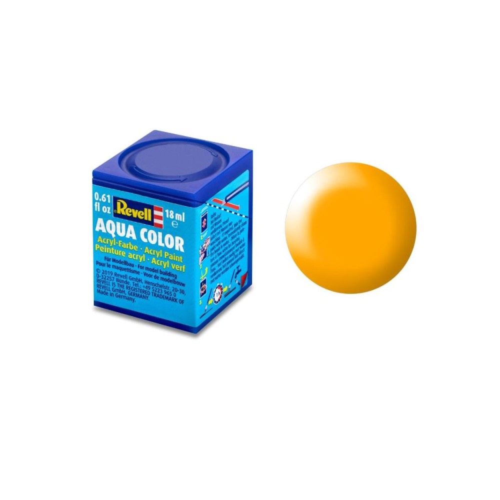 Silk "Lufthansa-Yellow" (RAL 1028) Aqua Color 18ml