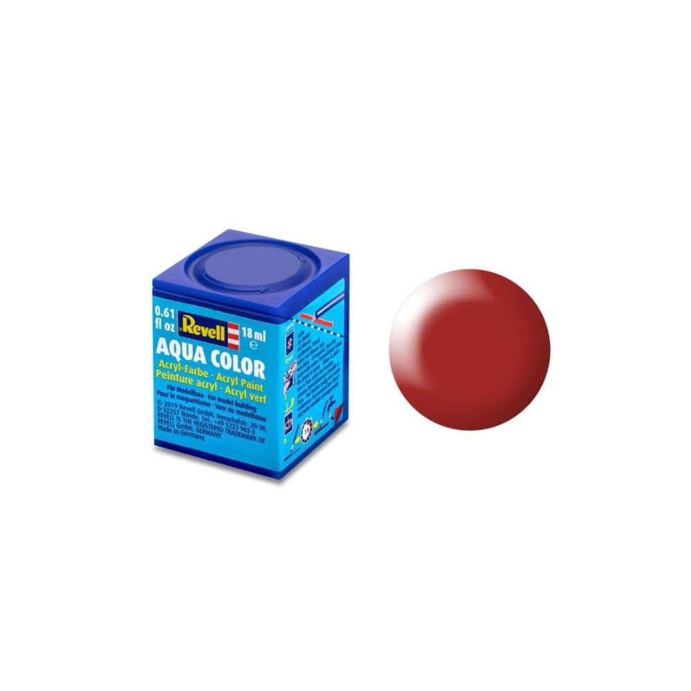 Silk "Fiery Red" (RAL 3000)Aqua Color Acrylic 18ml