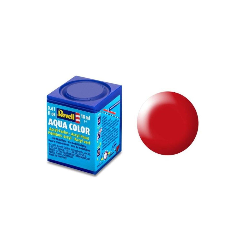 Silk "Lum. Red" (RAL 3026) Aqua Color Acrylic 18ml