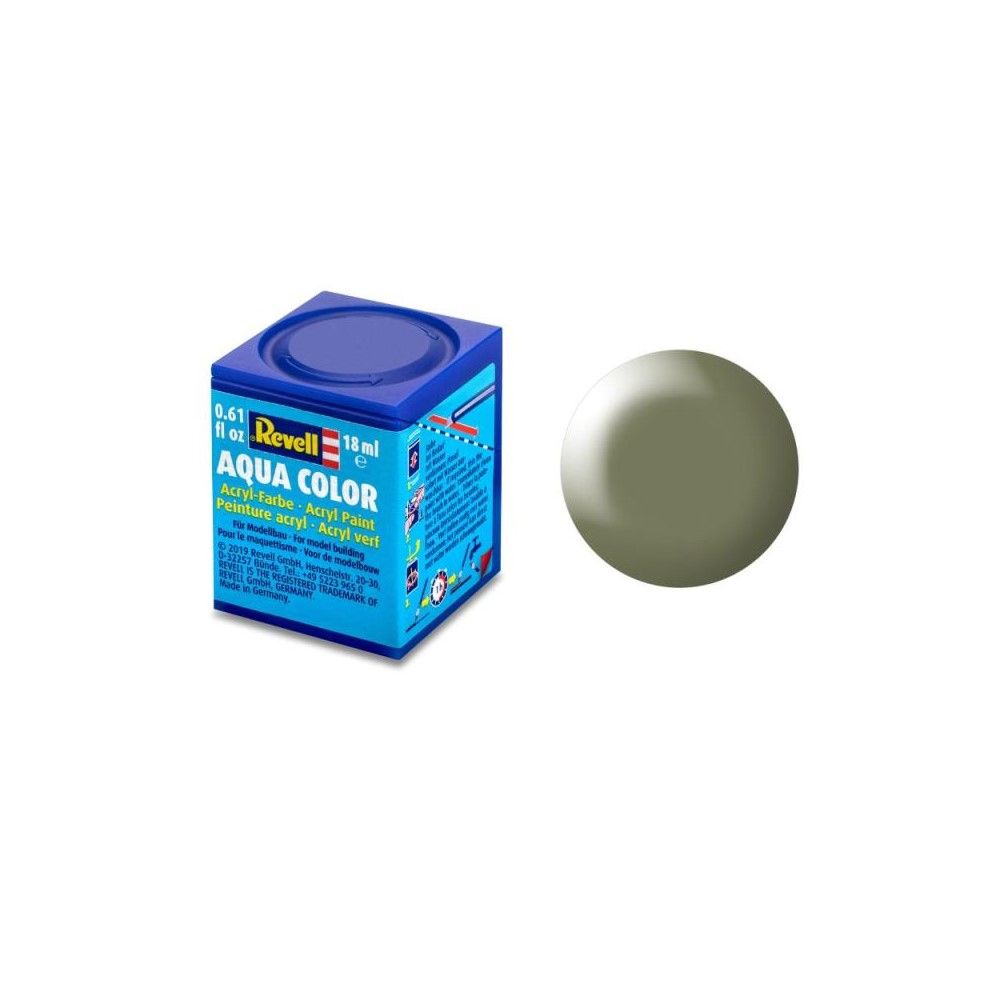 Silk "Greyish Green" (RAL 6013) Aqua Color - 18ml