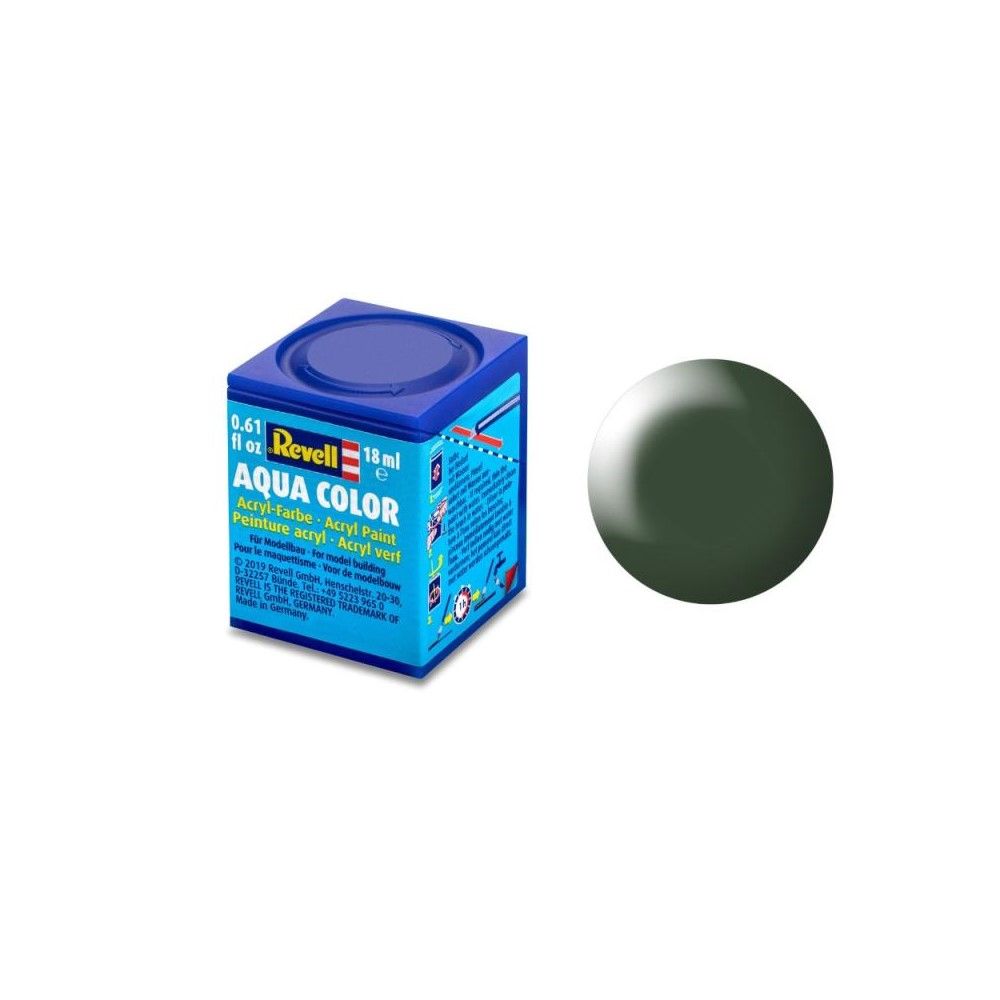 Silk "Dark Green"(RAL 6020)Aqua Color Acrylic 18ml