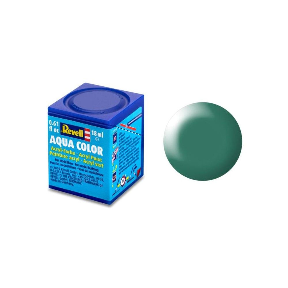 Silk "Patina Green" (RAL 6000) Aqua Color - 18ml