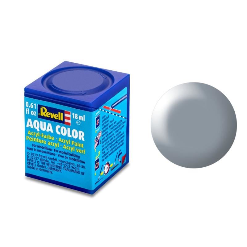 Silk "Grey" (RAL 7001) Aqua Color Acrylic - 18ml