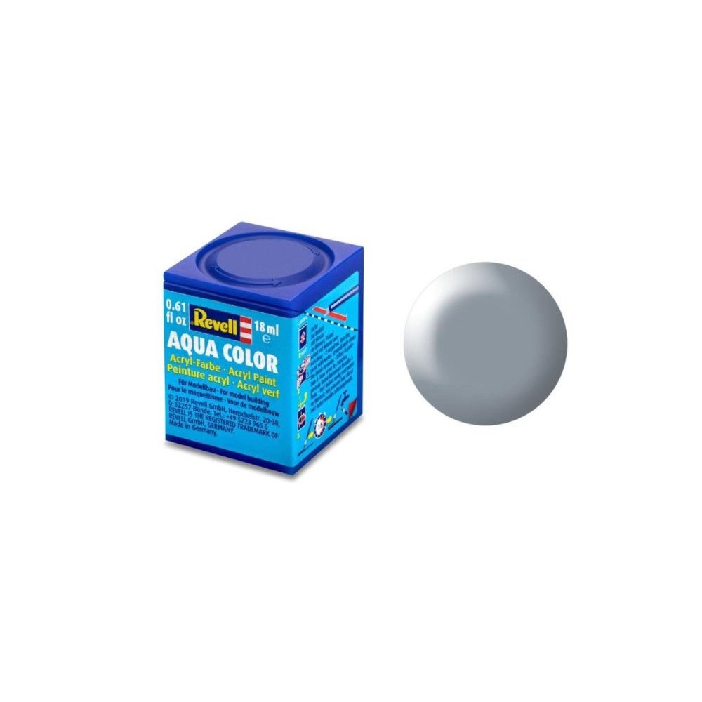 Silk "Grey" (RAL 7001) Aqua Color Acrylic - 18ml