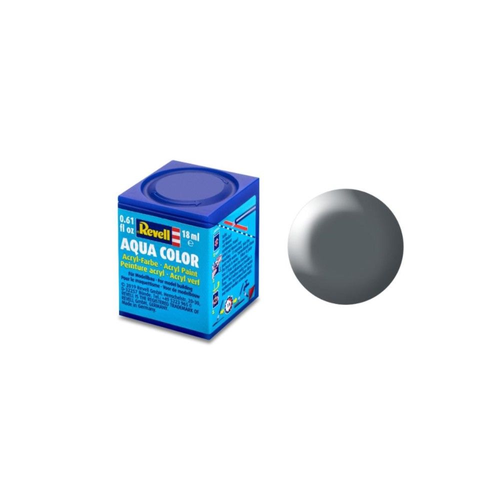 Silk "Dark Grey" (RAL 7012)Aqua Color Acrylic 18ml