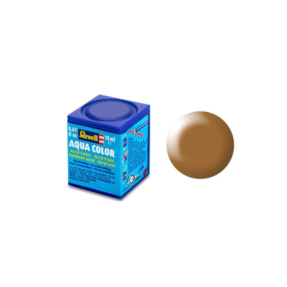 Silk "Wood Brown"(RAL 8001)Aqua Color Acrylic 18ml
