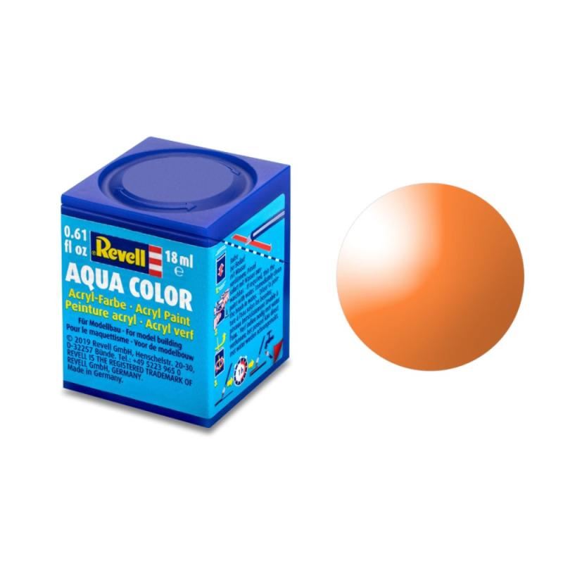 "Clear Orange" Aqua Color Acrylic - 18ml