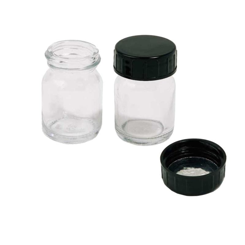 Glass Jar w/Lid - 25ml (39107/39109)