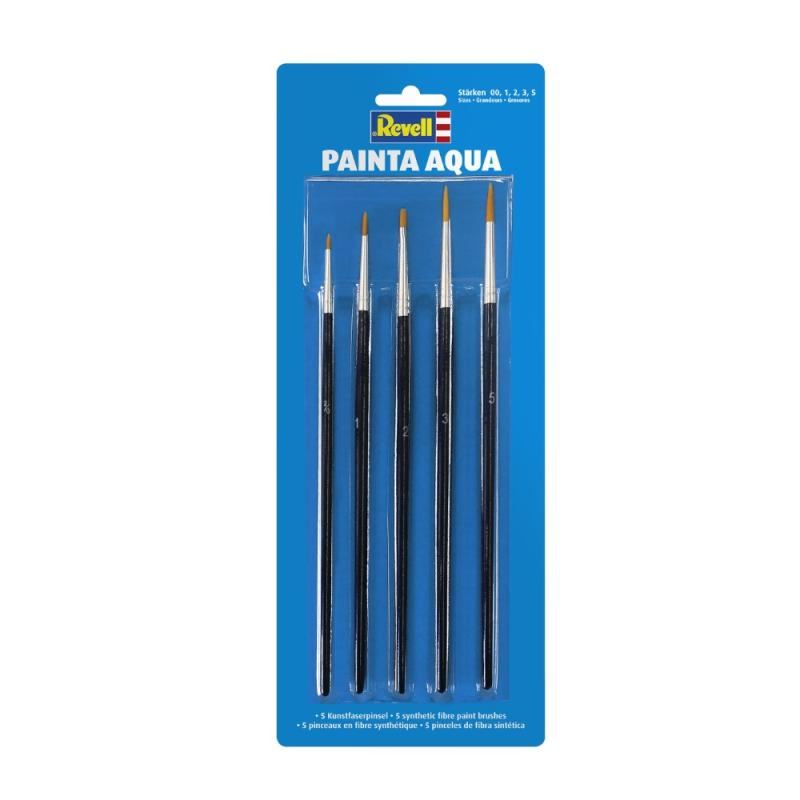 Revell "Painta Aqua" Brush Set (00/1/2/3/5)