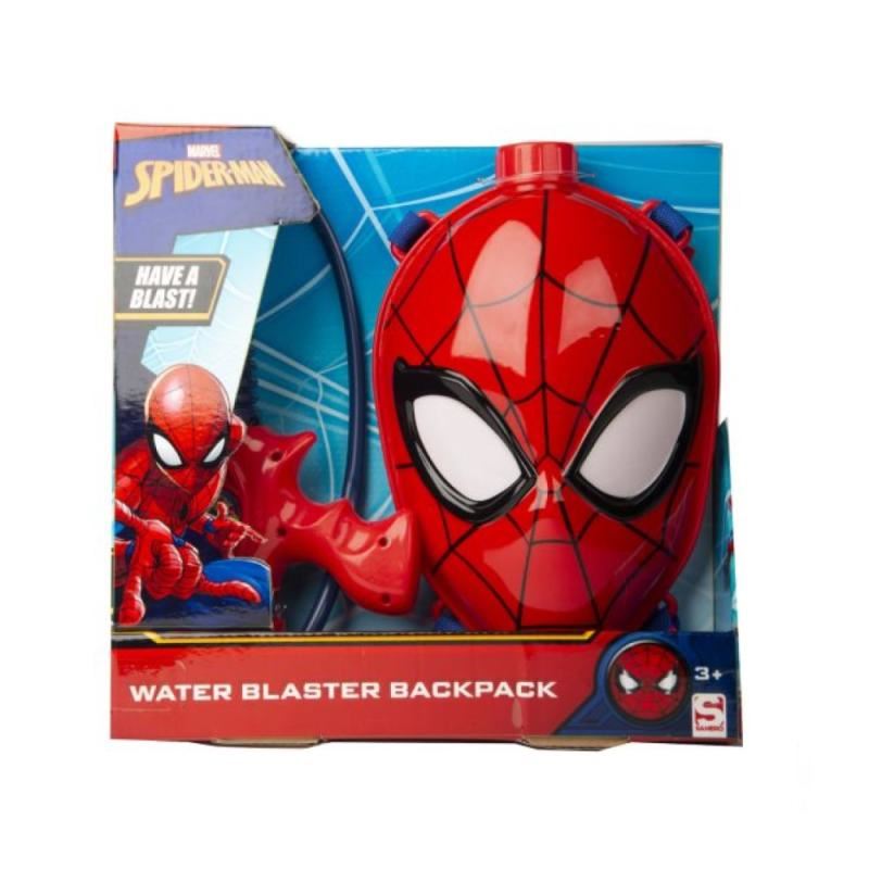 Mochila Spiderman com Pistola Água