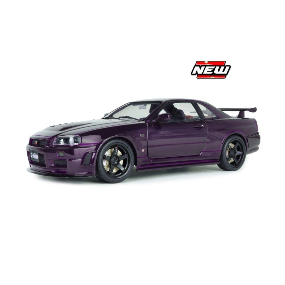 1/18 - Nissan Skyline GT-R (BNR34), Purple (1999)