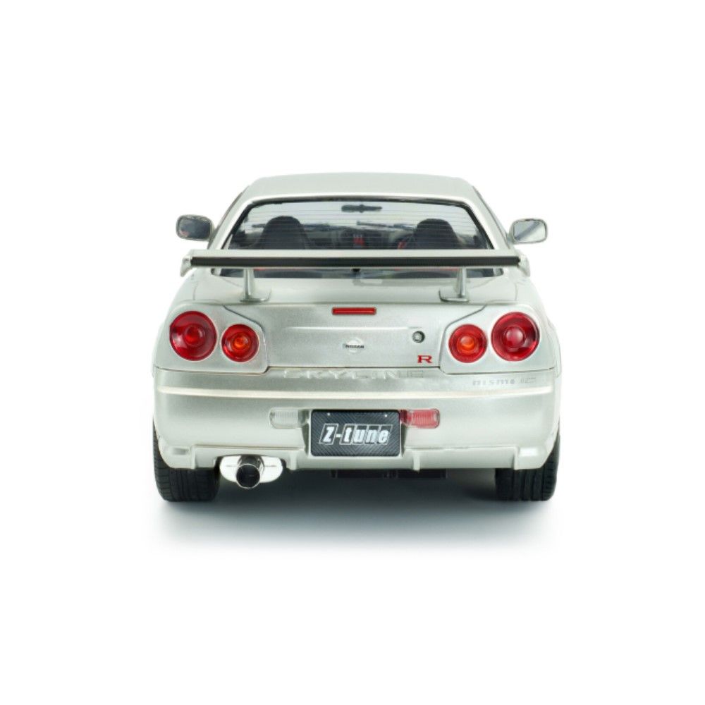 1/18 - Nissan Skyline GT-R (BNR34), Prateado (1999)