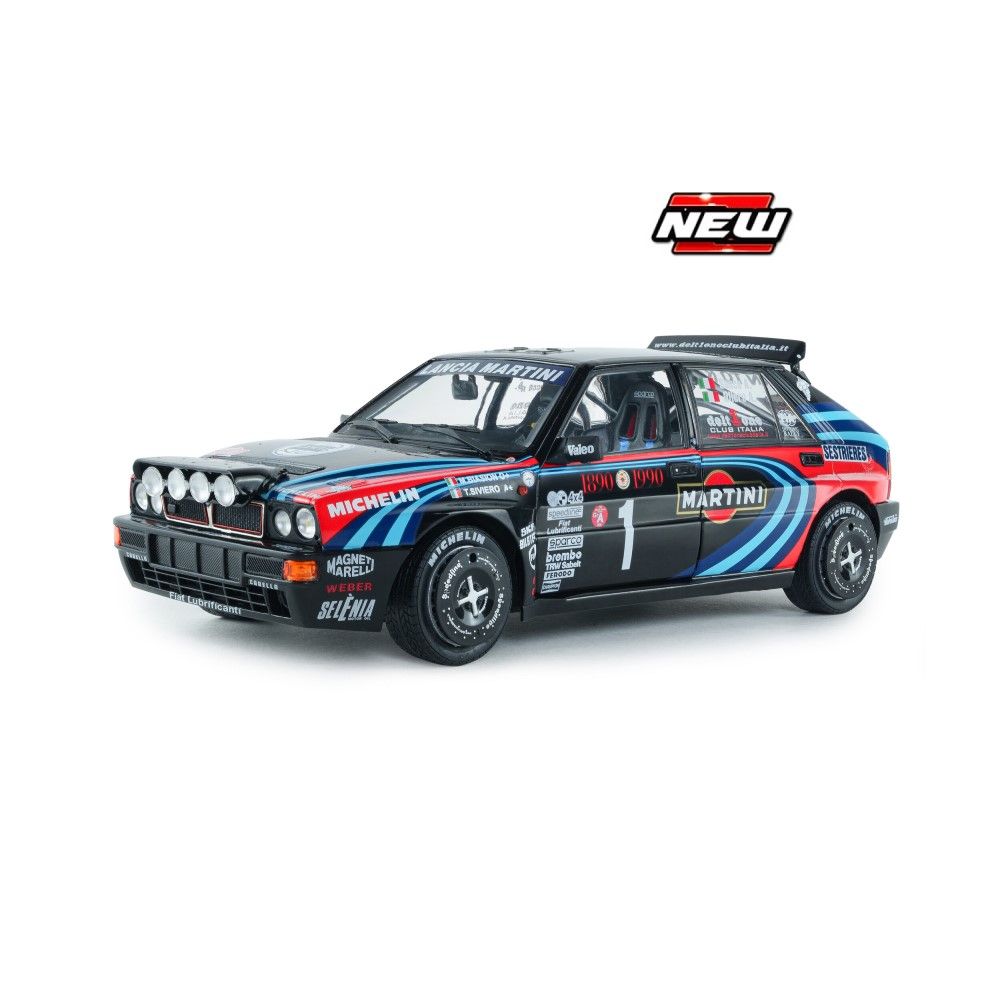 1/18 - Lancia Delta HF Integrale EVO 1 Martini, Preto (1990)