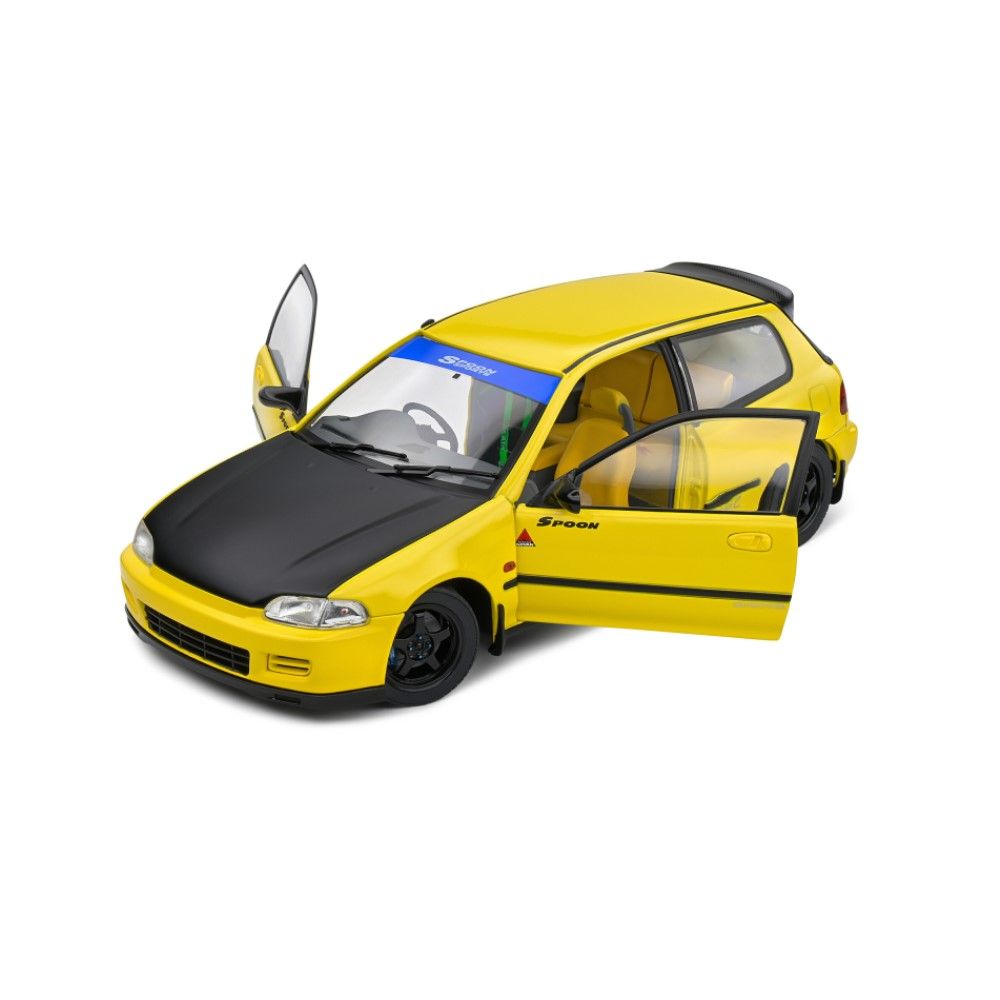 1/18 - Honda Civic (EG6) Edição Spoon, Amarelo (1991)
