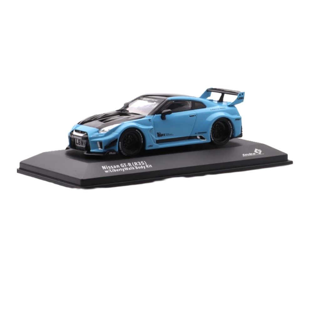 1/43 - Nissan GTR R35 Liberty Walk, Azul (2019)