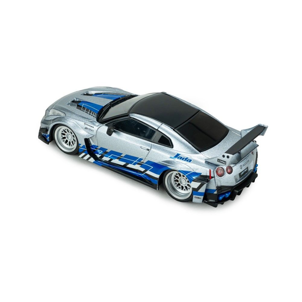 1/43 - Nissan GTR R35 Liberty Walk, Cinza/Azul (2020)