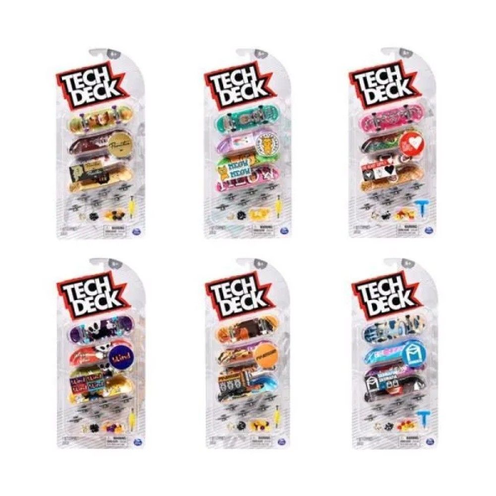 Tech Deck - Pack de 4 Skates