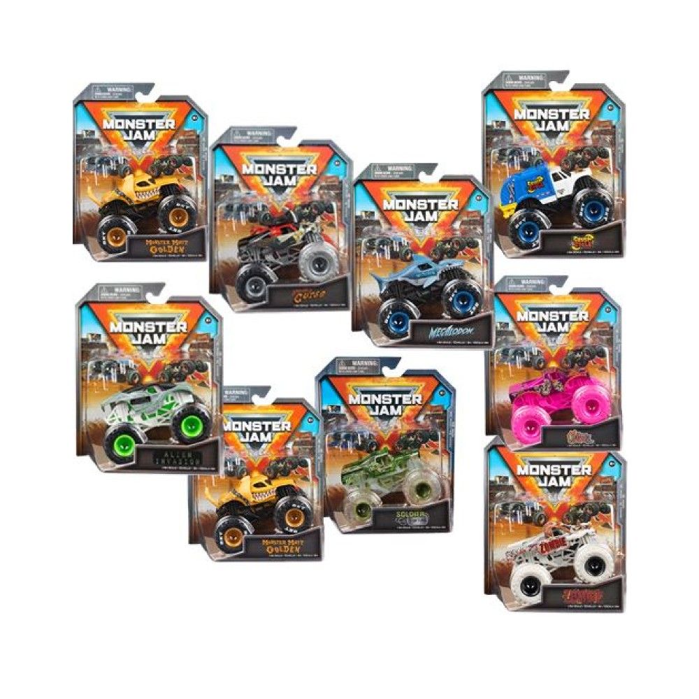 Monster Jam - Sortido de veículos 1/64