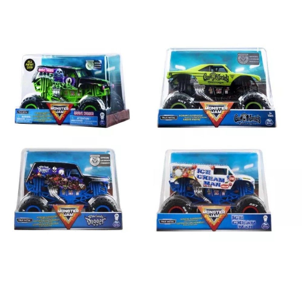 Monster Jam - Sortido de veículos 1/24