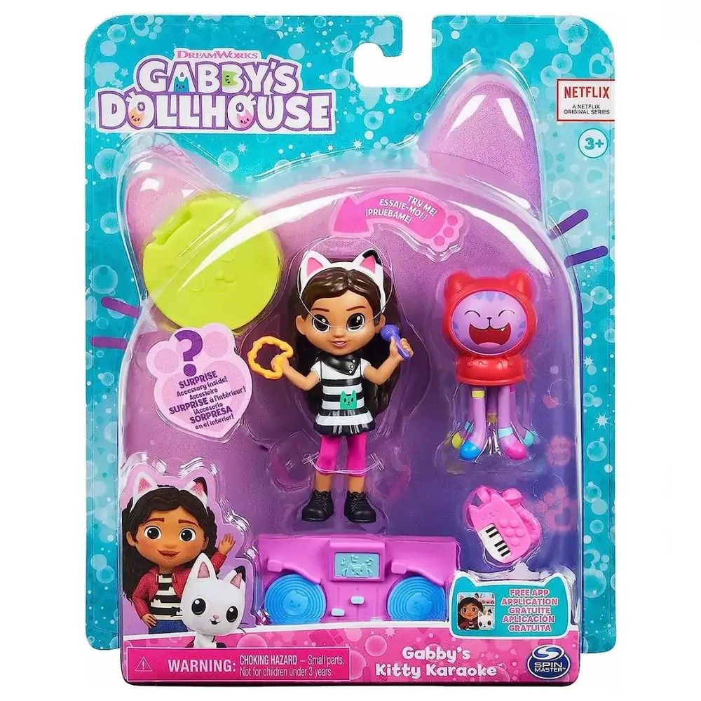 Gabby´s Dollhouse - Pack de Figuras com Acessórios de Karoake