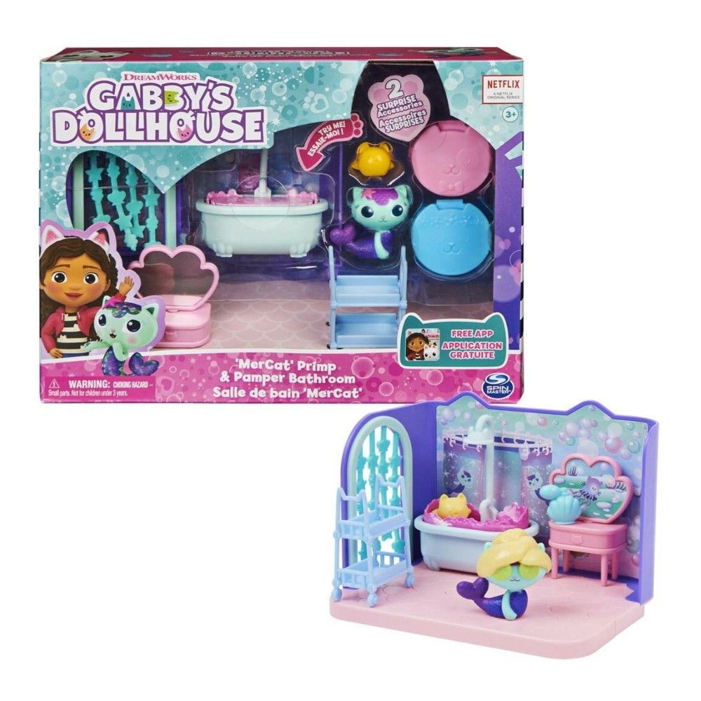 Gabby´s Dollhouse - Conjunto de banho para Casa da Gaby