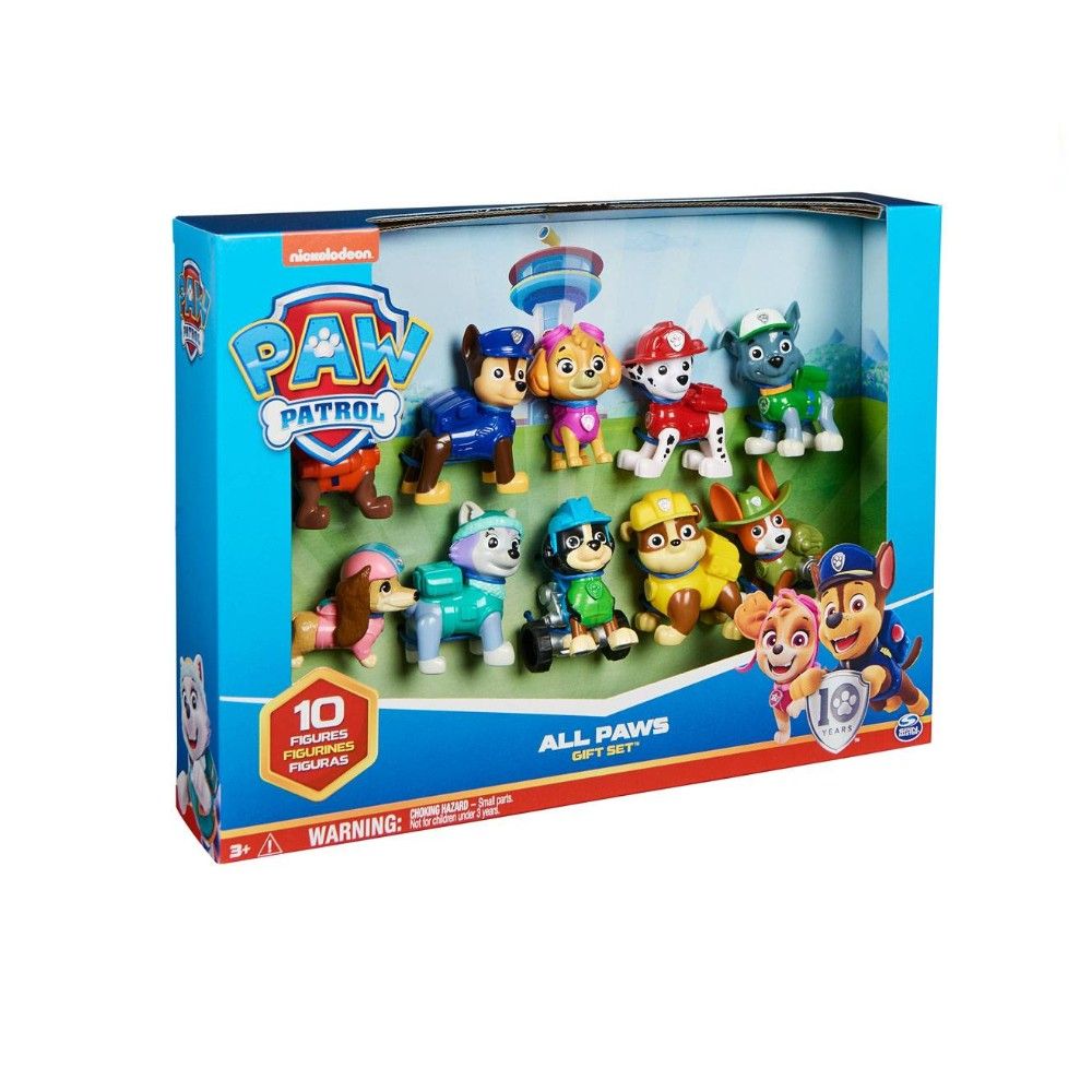 Patrulha Pata - Pack com 10 Figuras