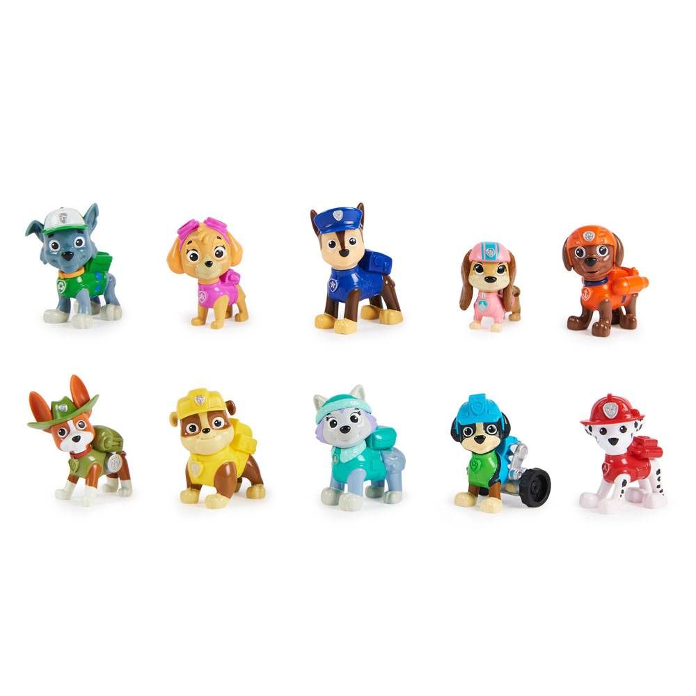 Patrulha Pata - Pack com 10 Figuras