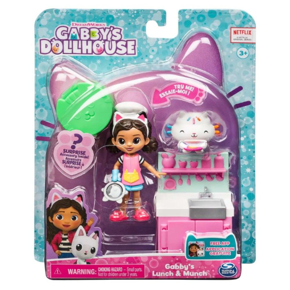 Gabby´s Dollhouse - Pack de Figuras com Acessórios de Cozinha