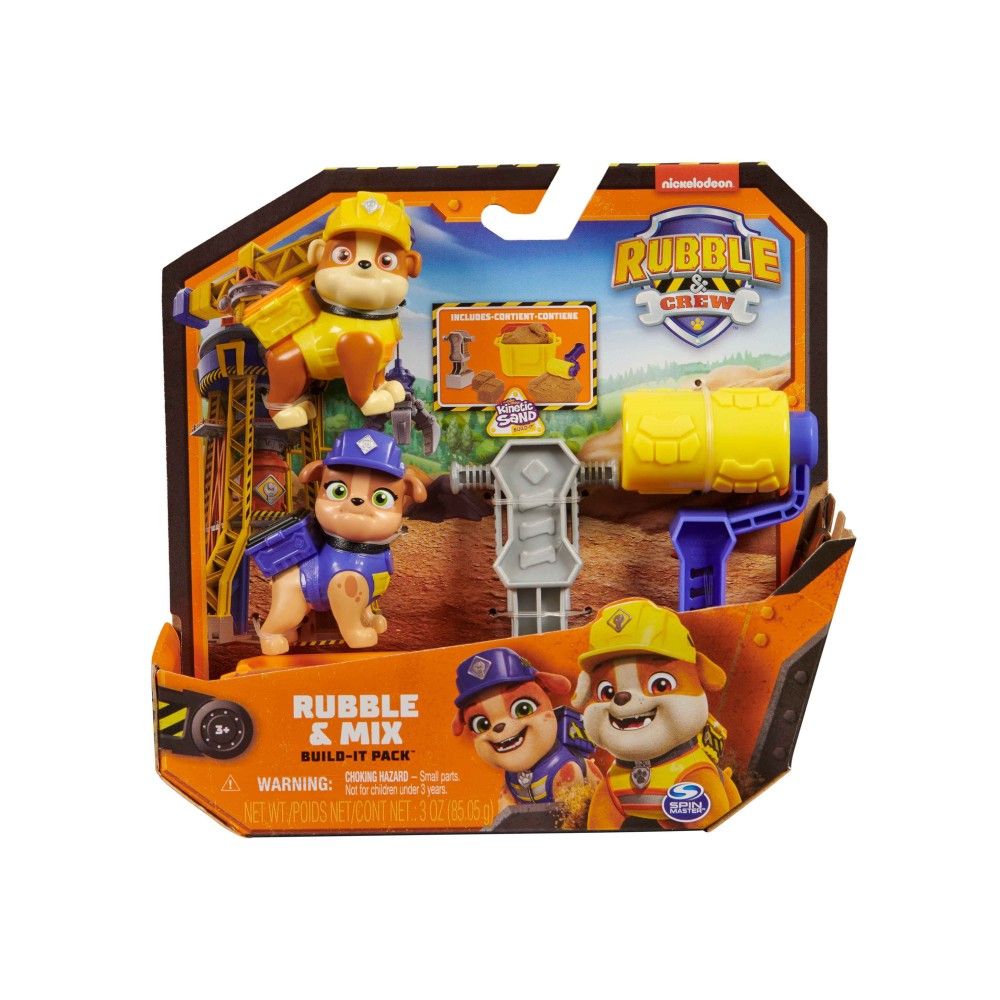 Patrula Pata Rubble & Crew - Sortido de Conjunto de 2 Figuras + Acessórios