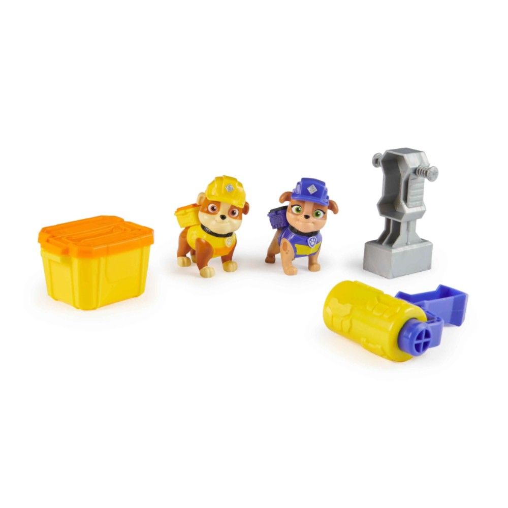 Patrula Pata Rubble & Crew - Sortido de Conjunto de 2 Figuras + Acessórios