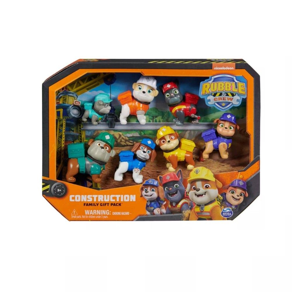 Patrula Pata Rubble & Crew - Conjunto de Figuras