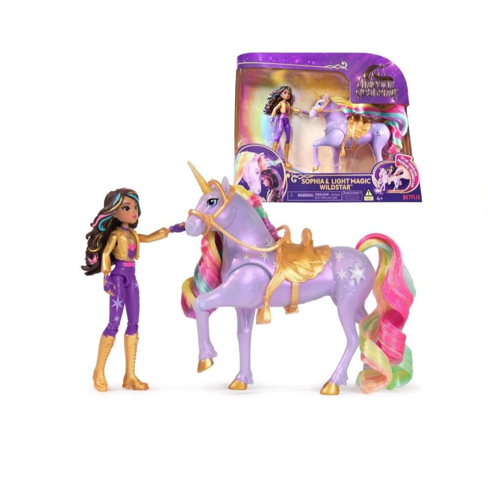 Unicorn Academy - Sophia & Wildstar com luzes mágicas