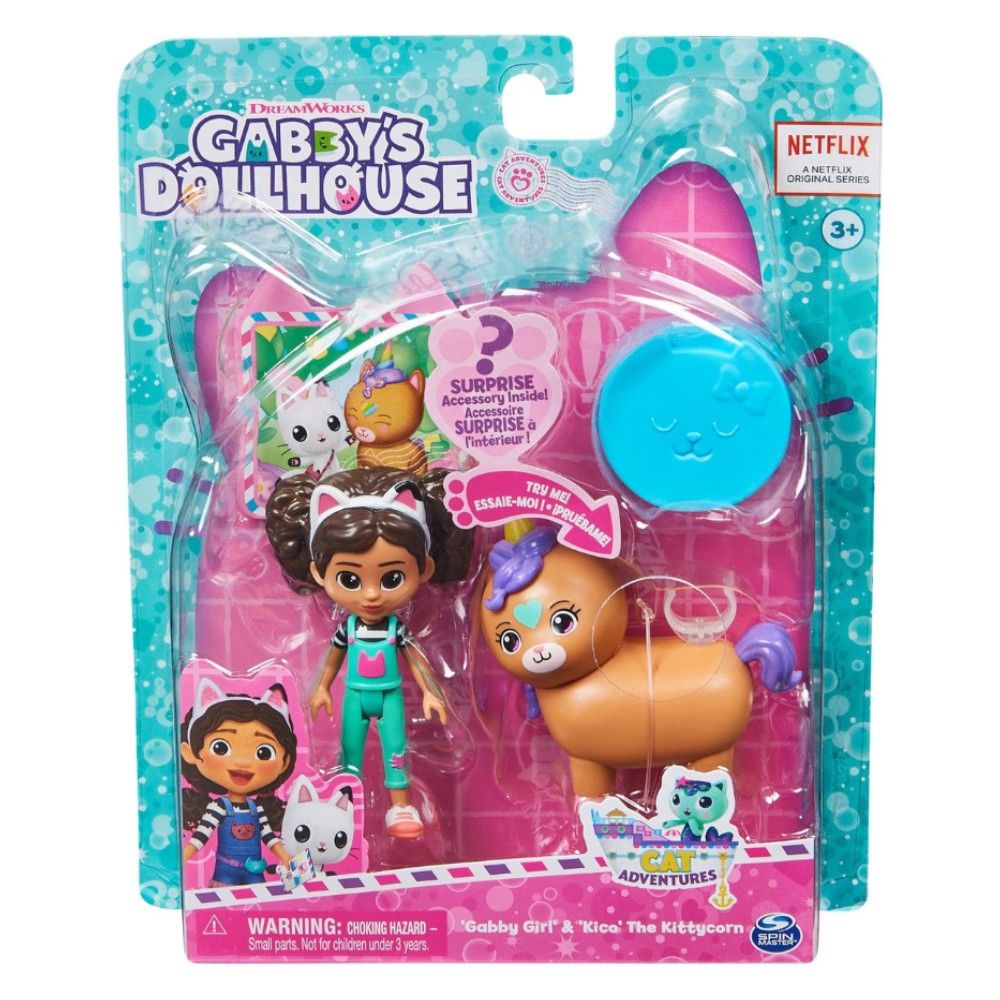 Gabby´s Dollhouse - Pack de Figuras com Acessórios e Gato