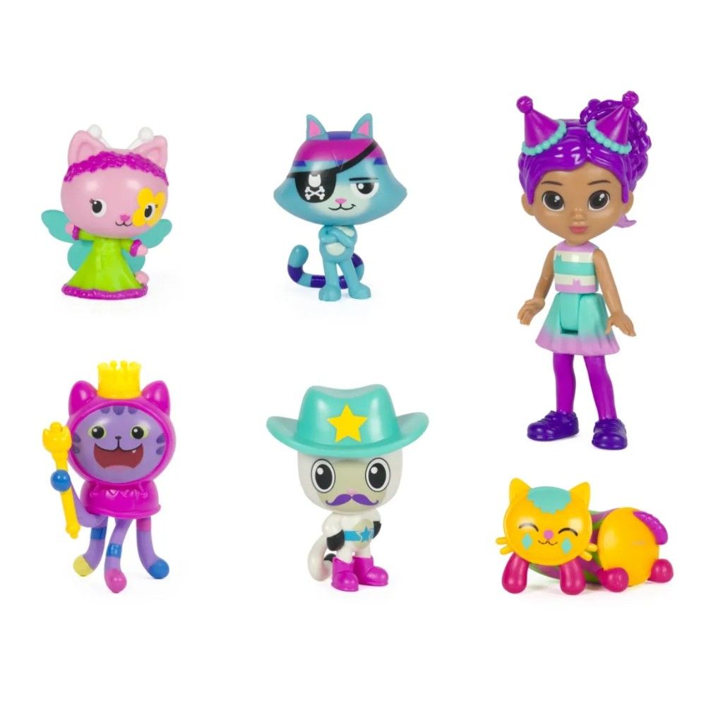 Gabby´s Dollhouse - Conjunto com personagens em versão comemorativa